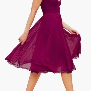 Dress the Population Alicia Mixed Media Dress